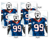 JJ Watt Houston Texans Football Art Poster