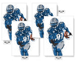 Calvin Johnson Detroit Lions Football Art Poster