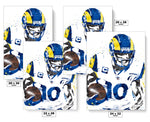 Cooper Kupp Los Angeles Rams Football Art Poster