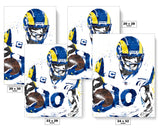 Cooper Kupp Los Angeles Rams Football Art Poster